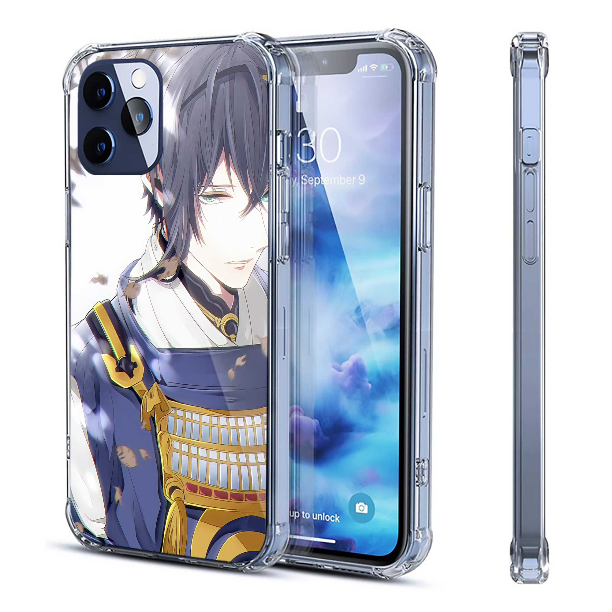 （画像用） 刀剣乱舞 Touken Ranbu 【iPhone 12シリーズ対応】透明スマホケース（クリアソフトケース）